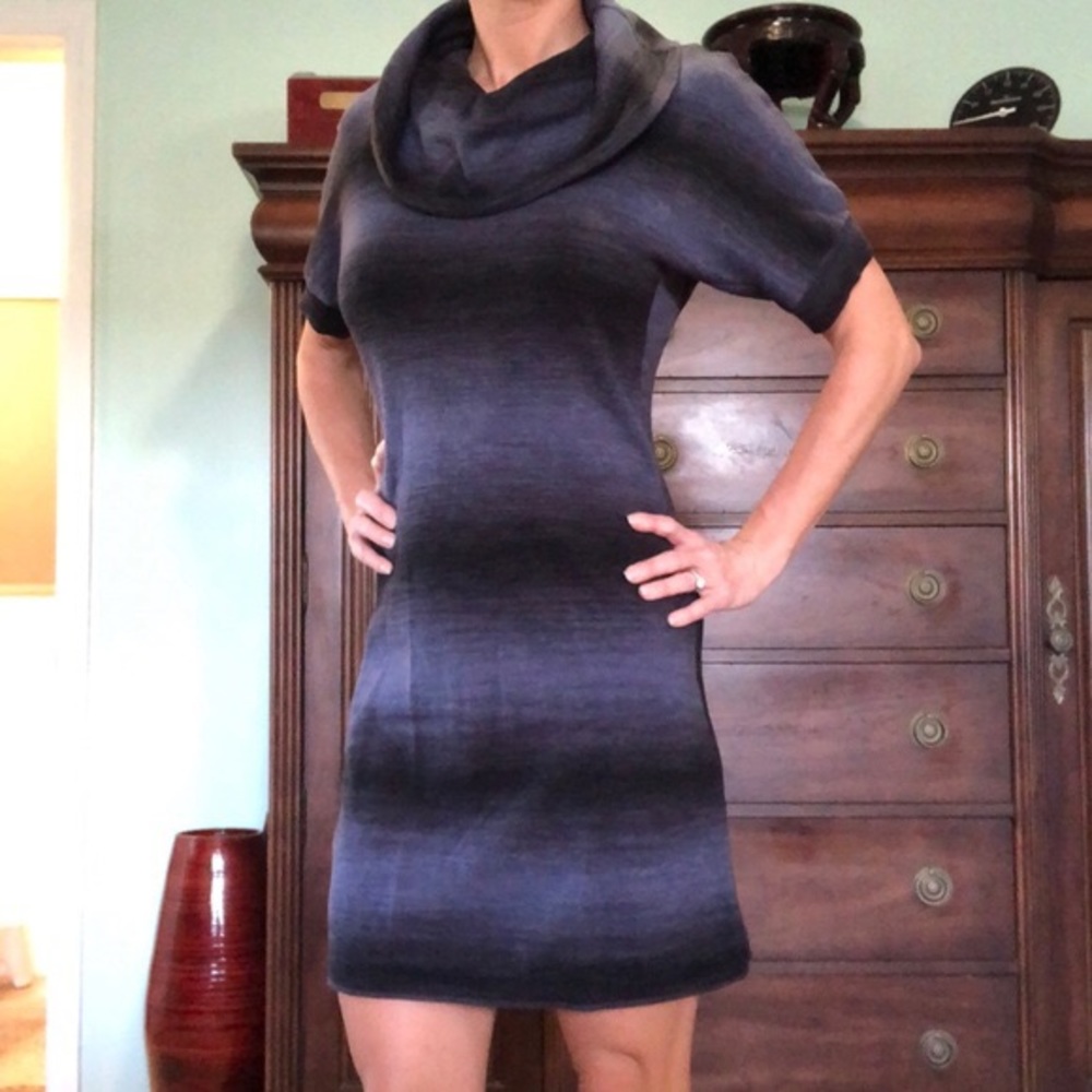 Athleta space dye purple Zuni sweater dress